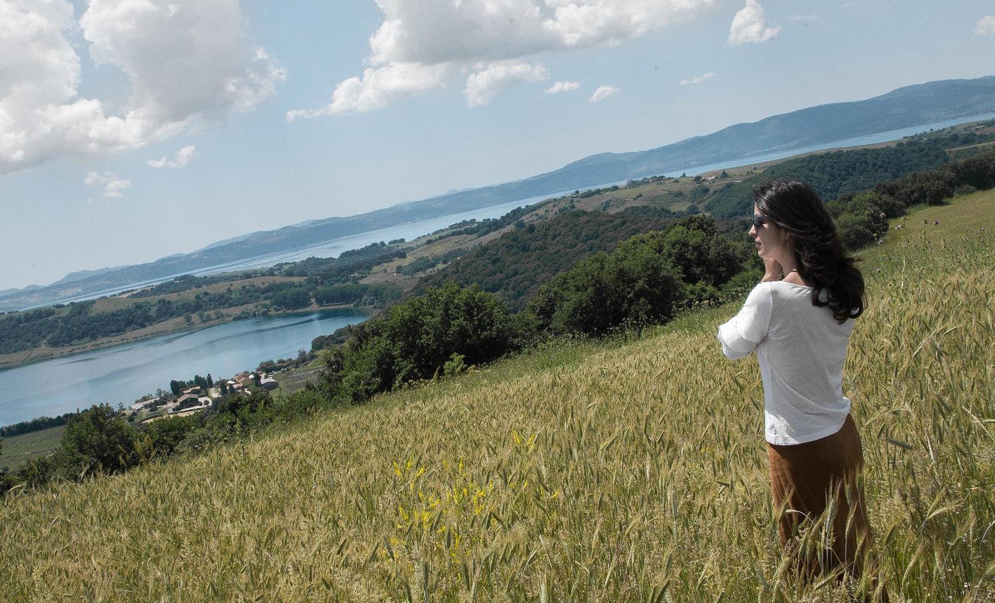 Agriturismo Potrero Grande Sul Lago Di Martignano Con Spiaggia 坎帕尼亚诺·迪罗马 外观 照片